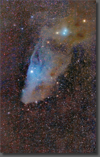 Blue Horsehead Nebula