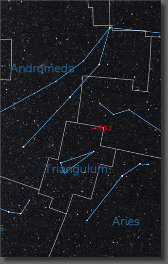 Map of the Region near M33