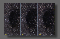 Pluto Entering Dark Nebula B92